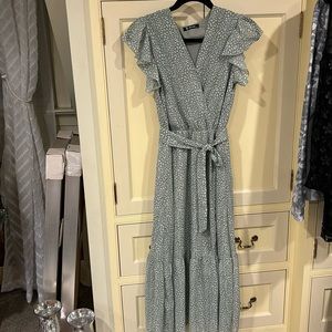 BTFBM Green Midi  Dress